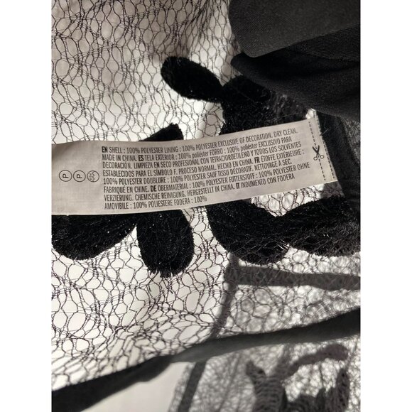 Anthropologie Endless Rose Floral Lace Crop Top & Camisole Set Black XS‎ New - Picture 8 of 9